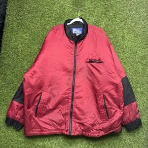 Vintage Pro Player Tampa Bay Buccaneers Jacket Mens 2XL Red Black NFL Football